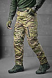 Штани польовийні мультикам – брюки з манжетами та хлястиками Mantana ВТ5103 ТМ, фото 2