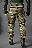 Штани польовийні мультикам – брюки з манжетами та хлястиками Mantana ВТ5103 ТМ, фото 3