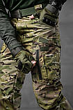 Штани польовийні мультикам – брюки з манжетами та хлястиками Mantana ВТ5103 ТМ, фото 4