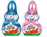 Пасхальний шоколадний кролик Kinder Surprise Pink Easter Bunny 75г, фото 7