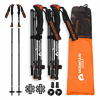 Трекінгові палиці Mountain Goat Pro+ 43-130 см Black/Orange (P-5907739318251)