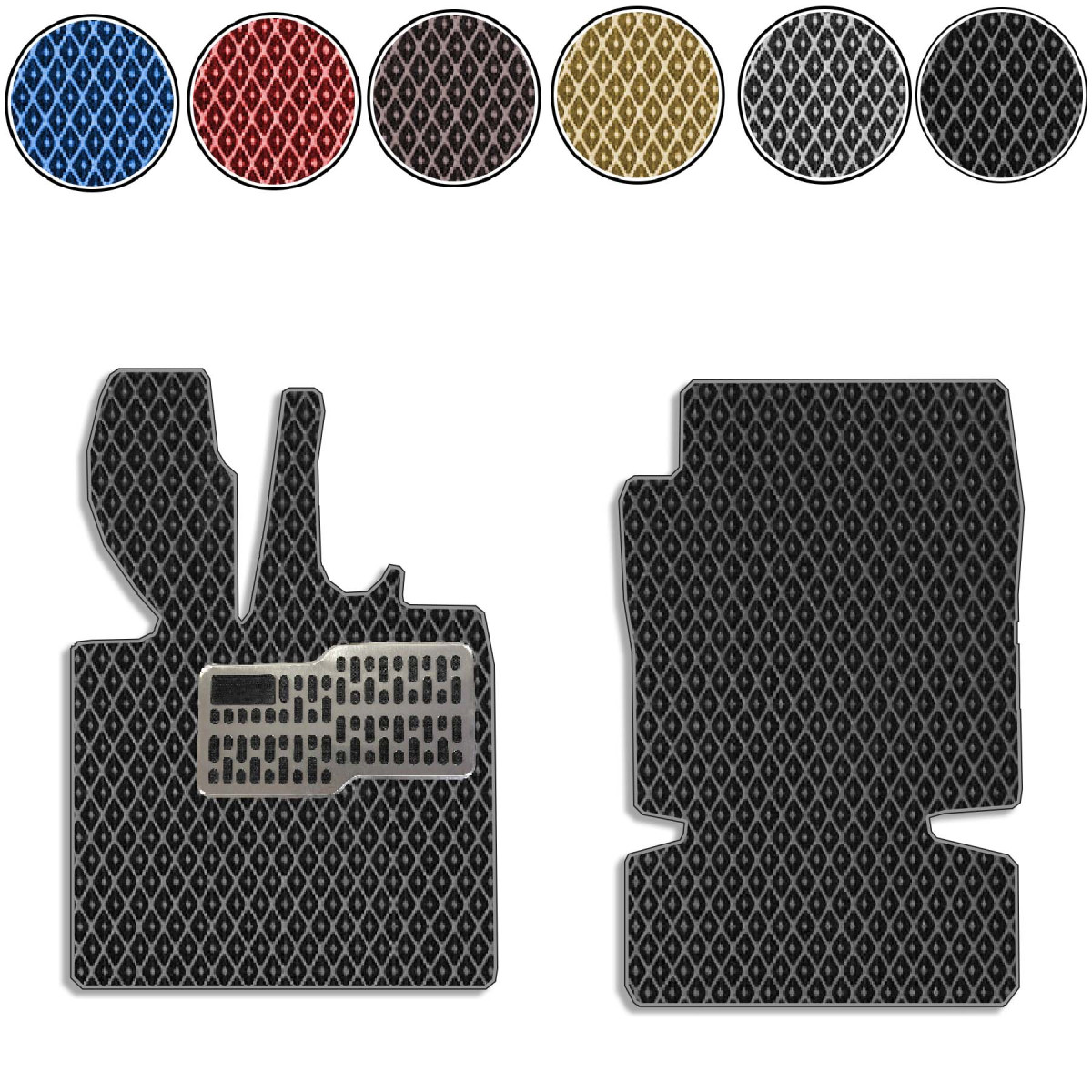 Килимки в салон EVA для Smart Fortwo 2003-2007 з підп'ятником 2 шт.