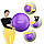 М'яч для фітнесу (фітбол) 4FIZJO 85 см Anti-Burst Violet (P-5905973404846), фото 6