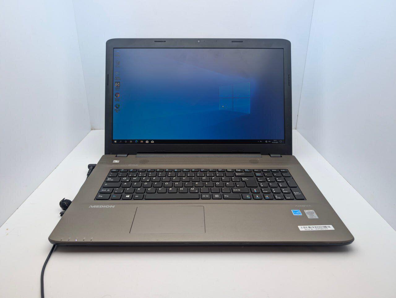 Б/в Ноутбук Medion Akoya E7416 17.3" 1600x900| Core i5-5200U| 8 GB RAM| 128 GB SSD| HD 5500| АКБ 0%