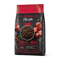 Корм для котів Fitmin cat For Life Castrate Beef 1,8кг