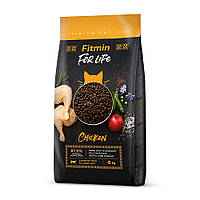 Корм для котів Fitmin cat For Life Adult Chicken 8кг