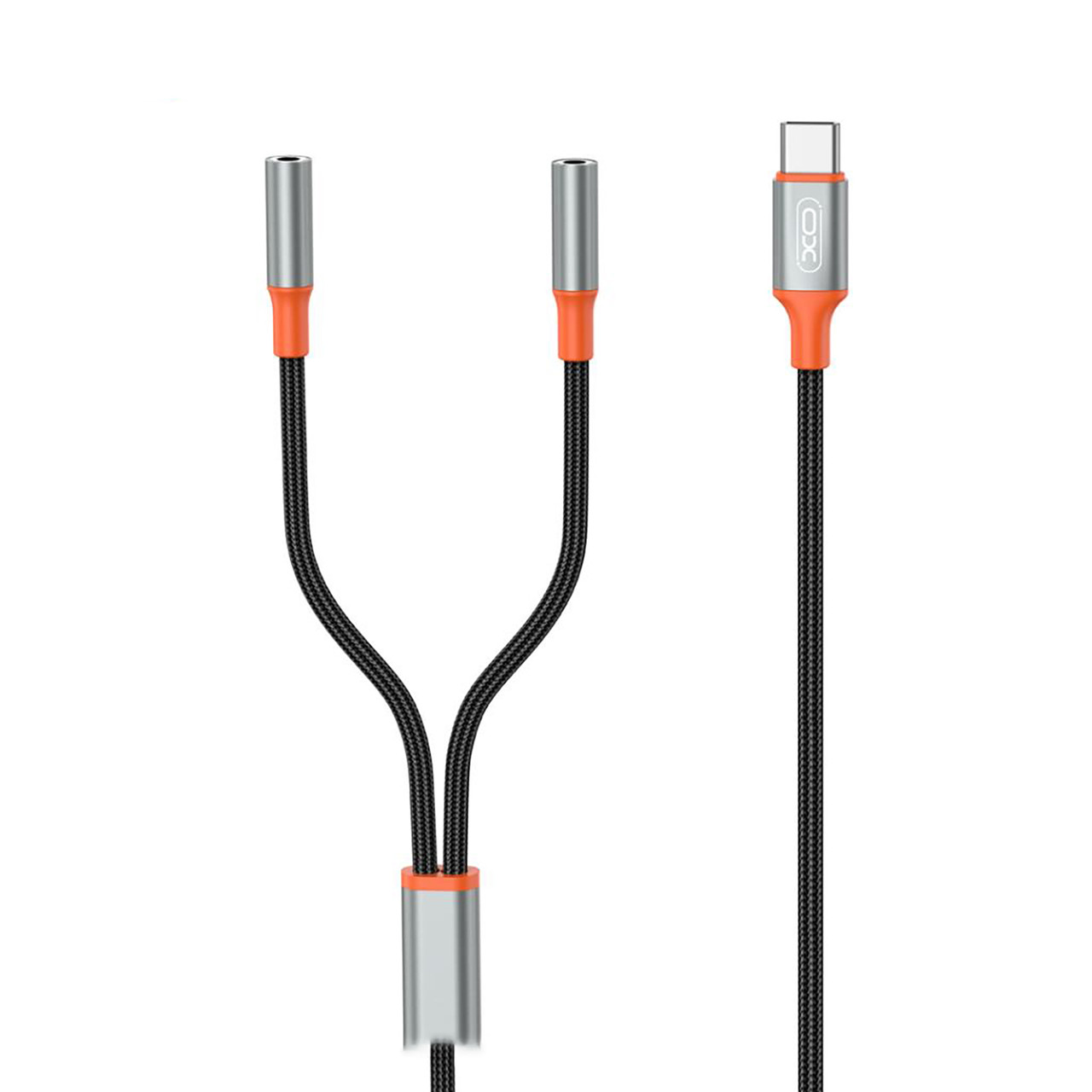 Перехідник XO NB-R269B USB-C/AUX 3.5мм 1 м Black (NB-R269B.black)