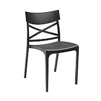 Стілець садовий пластиковий BICA Croix, графіт