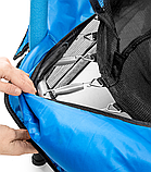 Вуличний круглий дитячий батут, манеж із захисною сіткою (138 x 160 см), Синій, фото 5