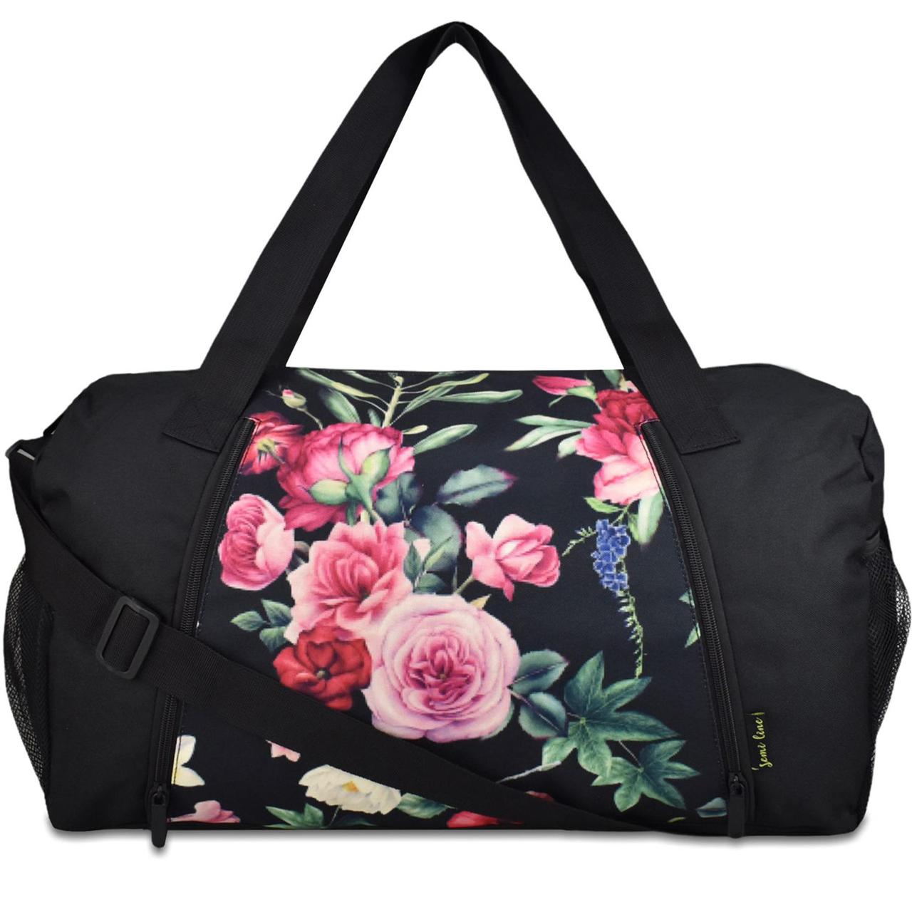 Сумка дорожня 45 Semi Line  Black Print, фото 1