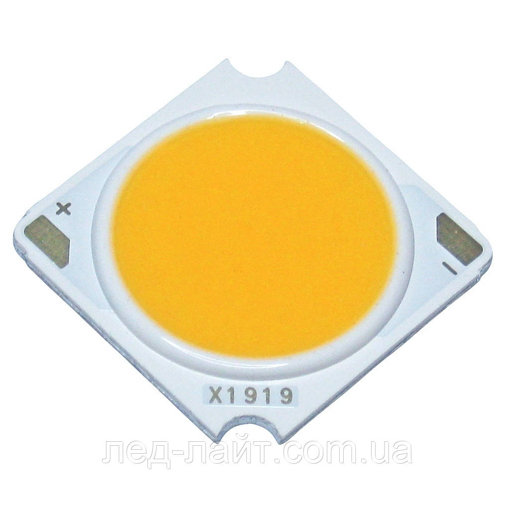 Потужний світлодіод COB 19х19мм 900mA Bridgelux