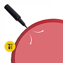 М'яч для фітнесу (фітбол) 4FIZJO 75 см Anti-Burst Red (P-5907739316356), фото 6