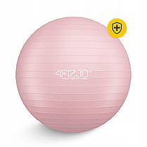 М'яч для фітнесу (фітбол) 4FIZJO 75 см Anti-Burst Pink (P-5907739317407), фото 4