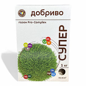 «Супер Добриво» 1 кг добриво для газону Pro-Complex
