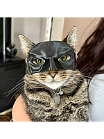 Маска бетмена для кота