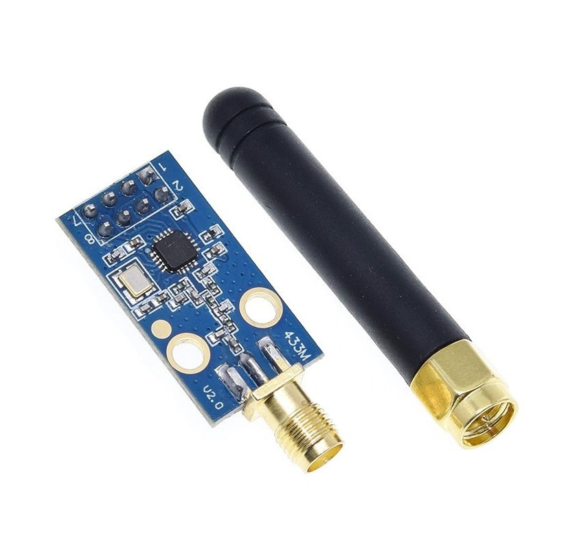 Транссивер бездротовий CC1101 433Mhz 10mW, SMA, для Arduino, ESP32, STM32, IoT, радіозв’язку