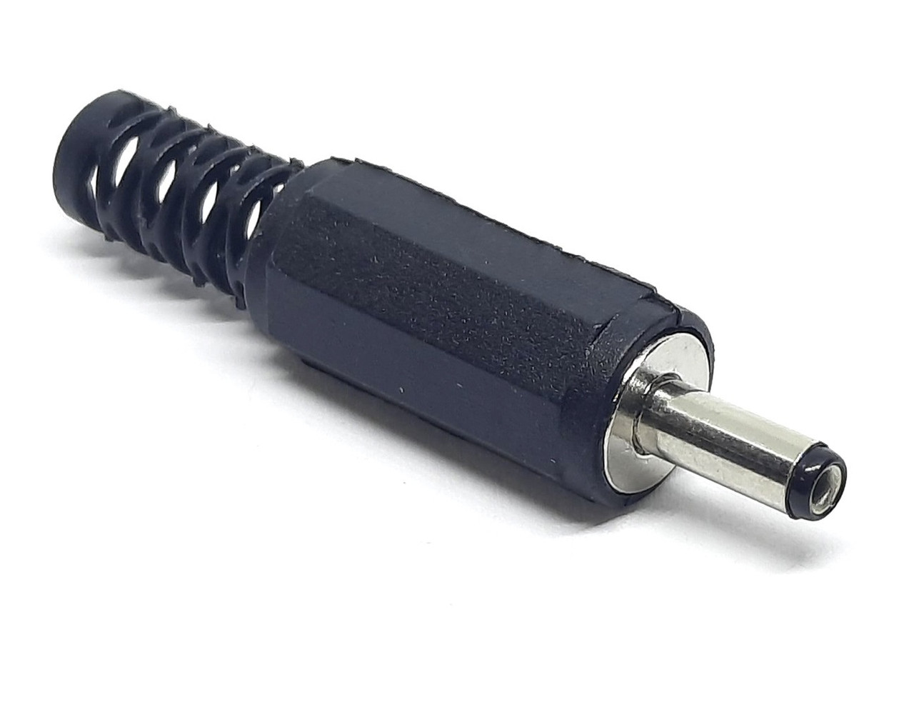 Штекер DC 3.5*1.35*9.5мм Male для кабелів, під пайку, фото 1