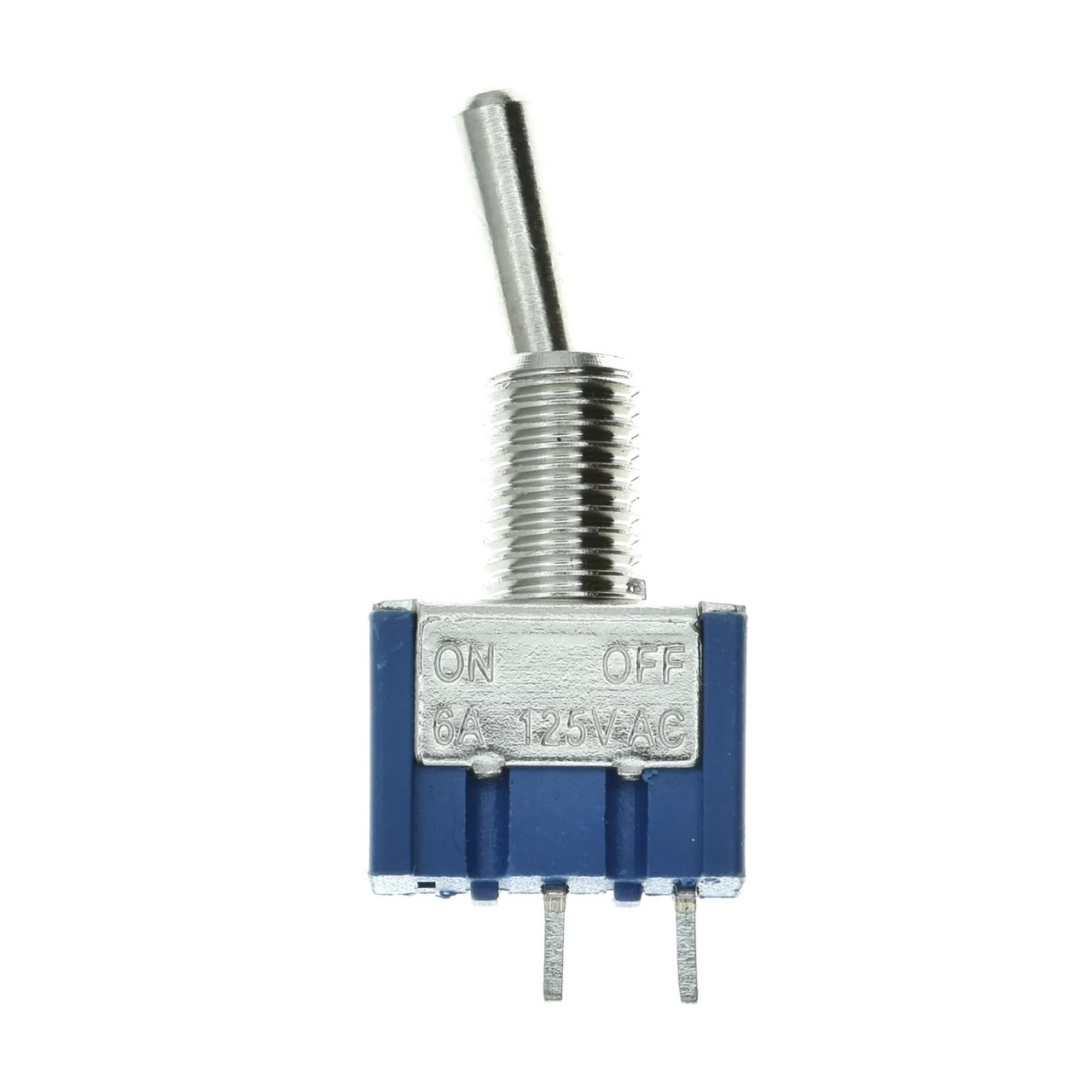 Тумблер 2-х контактний On-Off, 6A / 250V, MTS-101, GT1-9831, для електронних схем та проектів