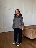 Стильна жіноча демісезонна коротка куртка с кашеміра утеплена -''Теона'', фото 7