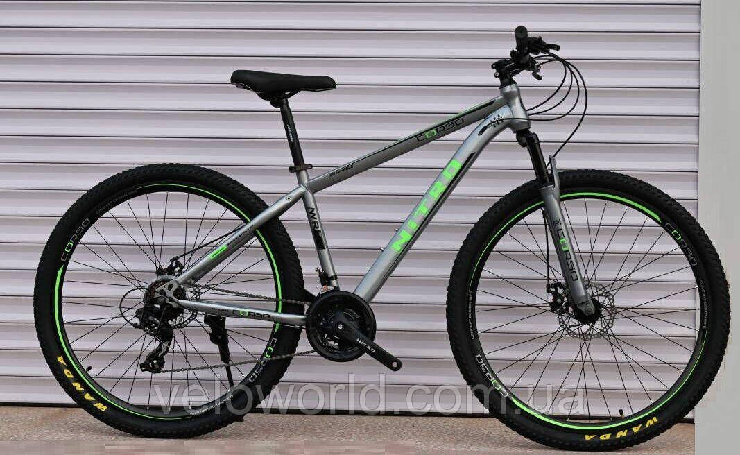Велоcипед Спортивний Corso «NITRO» 29" дюймів рама сталева 17", обладнання Saiguan швидкість 21, зібран на 75%