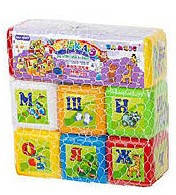 Кубики навчальні Bamsik Абетка (букви) 9 шт.