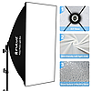 Софтбокс із патроном Е27 Puluz 50x70 cm + Стійка 2 м, фото 4