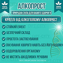 Краплі від алкоголізму Алко Прост для лікування алкогольної залежності з натуральними інгредієнтами, фото 2