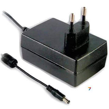 GSM25E12-P1J AC/DC перетворювач: мережевий адаптер 25 Вт вихідна напруга 12В, вих.