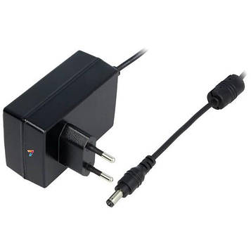 GST18E28-P1J AC/DC перетворювач: мережевий адаптер 18 Вт AC/DC, 18W, Вхід: 85-264VAC, Вихід: 28V/0.64A, розмір 79х54х33 мм,