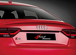 Спойлер DPT для Audi A5 2007-2015 чорний глянець ABS-пластик (2 дверей)