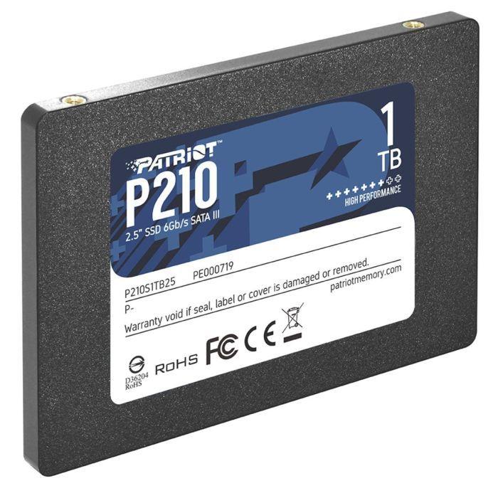 Накопитчувач SSD 2.5" Patriot P210 1Tb 520/430 МБ/с (P210S1TB25), фото 1