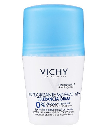 Дезодорант кульковий Vichy Déodorant Minéral 48h Tolerance Optimale Roll-On, 50 мл, фото 1