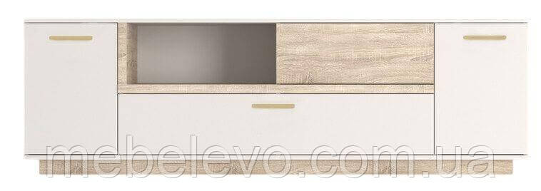 Тумба під телевізор Норд RTV2D1K1S  590х1870х400мм кашемір + дуб сонома  Гербор