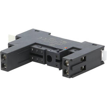 14FF-2Z-C3 Панелька: PIN: 8: 10А: 250VAC: Монтаж: DIN, на панель: Серія: HF14FF, Розміри: 76x15,8x61мм