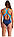Купальник закритий для жінок Arena DREAMHLINE SWIMSUIT V BACK темно-синій Жін 42 original Акція Знижка, фото 5
