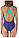 Купальник закритий для жінок Arena GRAPHIC SWIM PRO BACK фіолетовий Жін 40 original Акція Знижка, фото 3
