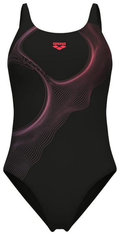 Купальник закритий для жінок Arena RIPPLES SWIMSUIT U BACK B чорний Жін 44 original Акція Знижка