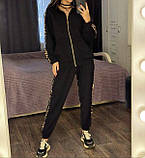 Жіночий костюм з леопардовими лампасами, фото 2