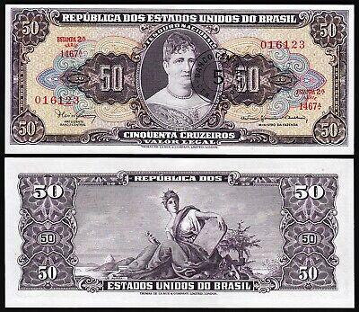 Бразилія/ Бразилія 5 сертаво 1966-67р UNC Р-184b