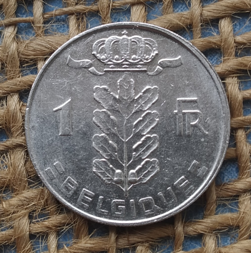 1 франк 1970 року. Бельгiя