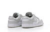 Жіночі чоловічі кросівки Nike SB Dunk Low Retro Gray White кеди Найк СБ Данк Лоу сірі низькі шкіряні весна осінь, фото 8
