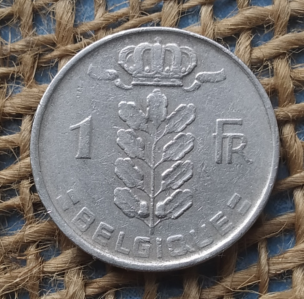 1 франк 1958 року. Бельгiя