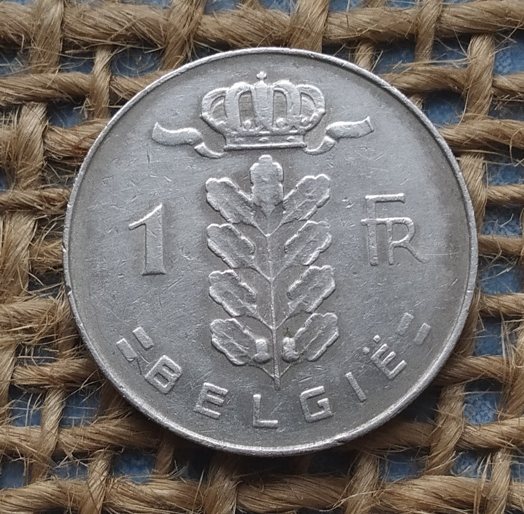 1 франк 1973 року. Бельгiя