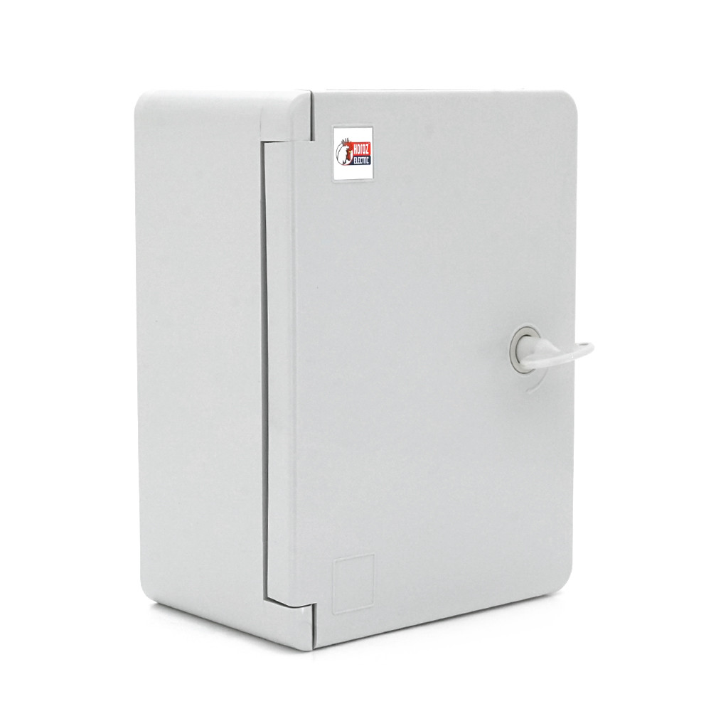 Бокс міцний з ABS пластику з монтажною панеллю 280х210х130, IP65, фото 1