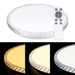 Світильник світлодіодний Biom SMART SML-R08-50/2 3000-6000K 50 Вт з д/у