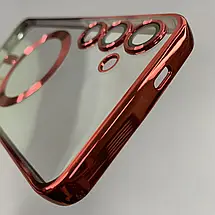 Чохол для Samsung Galaxy S25 Plus чохол з магсейф із захистом камери на самсунг с25 плюс червоний h3b, фото 5