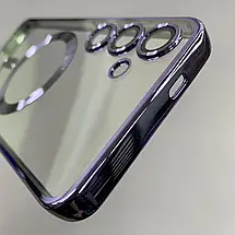 Чохол для Samsung Galaxy S25 Plus чохол з магсейф із захистом камери на самсунг с25 плюс бузковий h3b, фото 5