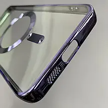 Чохол для Samsung Galaxy S25 Plus чохол з магсейф із захистом камери на самсунг с25 плюс бузковий h3b, фото 4
