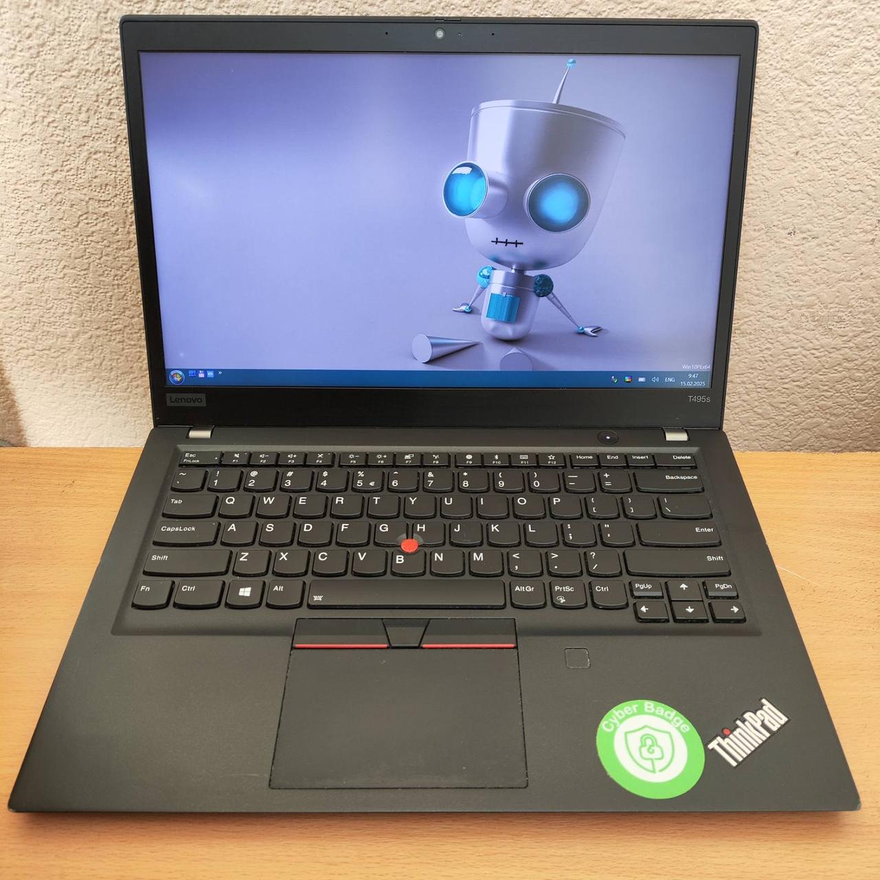 Ноутбук LENOVO ThinkPad T495s 14” FHD/IPS ТАЧ Ryzen 7 PRO 3700U/16Gb DDR4/SSD 512 Gb/AMD Radeon Vega 10 Graphics