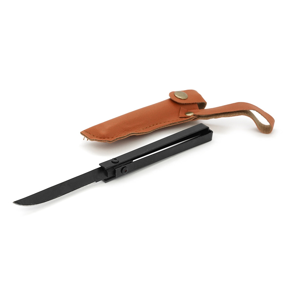 Складаний ніж для фруктів та овочів 85*10, Чохол, Black, фото 1